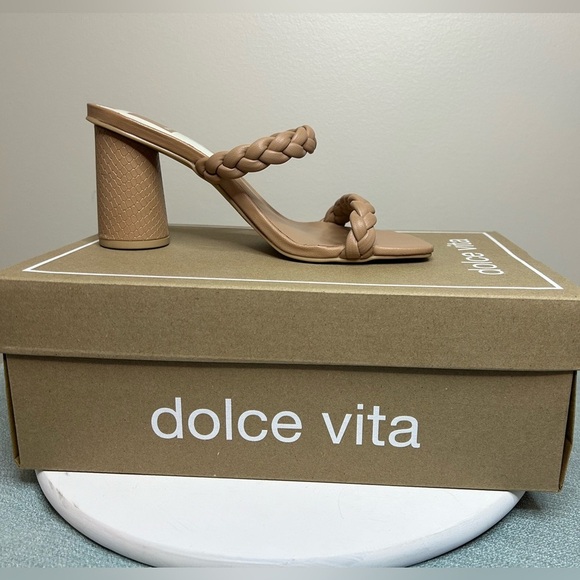 Dolce Vita Nairi Braided Strappy Sandal with Heel - Picture 7 of 10